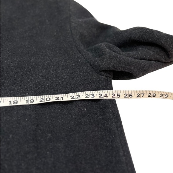 Andrew Fezza Mens Cashmere Blend Overcoat Charcoal Gray Size S42. - Picture 7 of 12